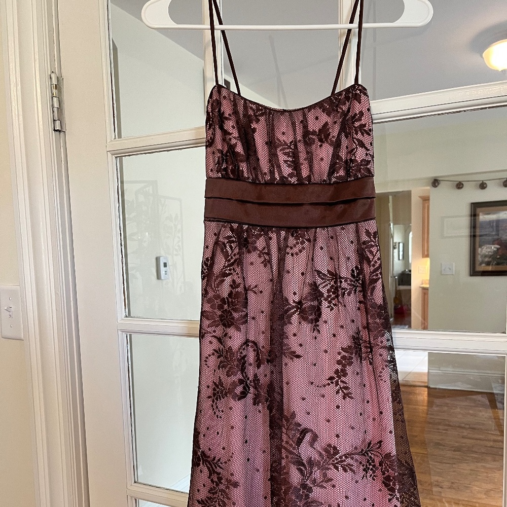 Beautiful Lace Overlay Cocktail Dress XXS